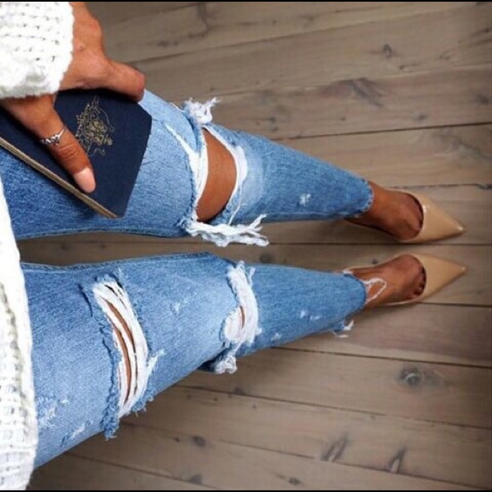 💕Chatlotte Russe Nude heels